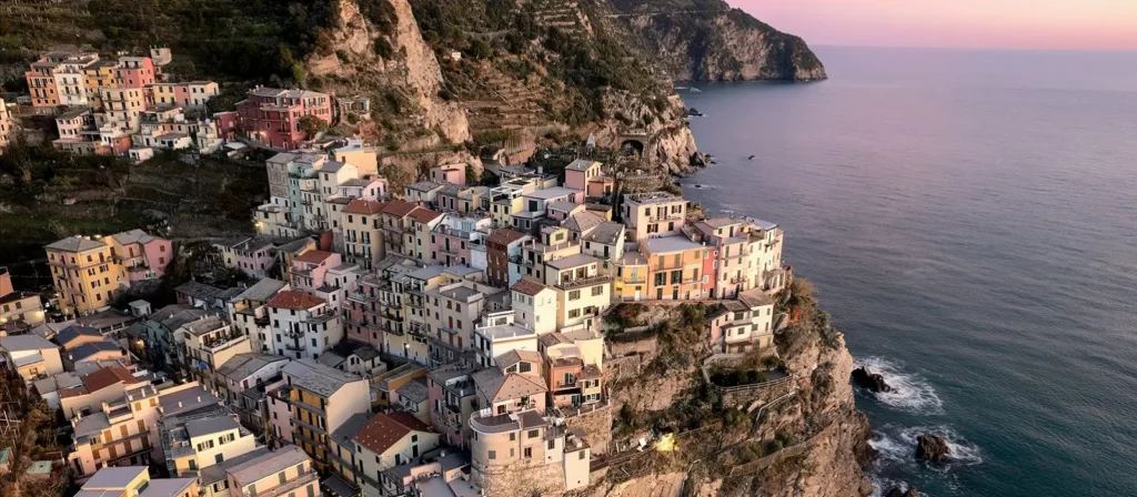 Vue Ciel Cinque Terre
