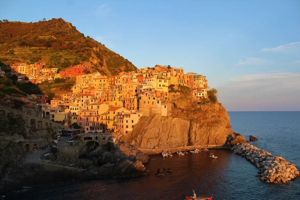Cinque Terre lumiere hiver
