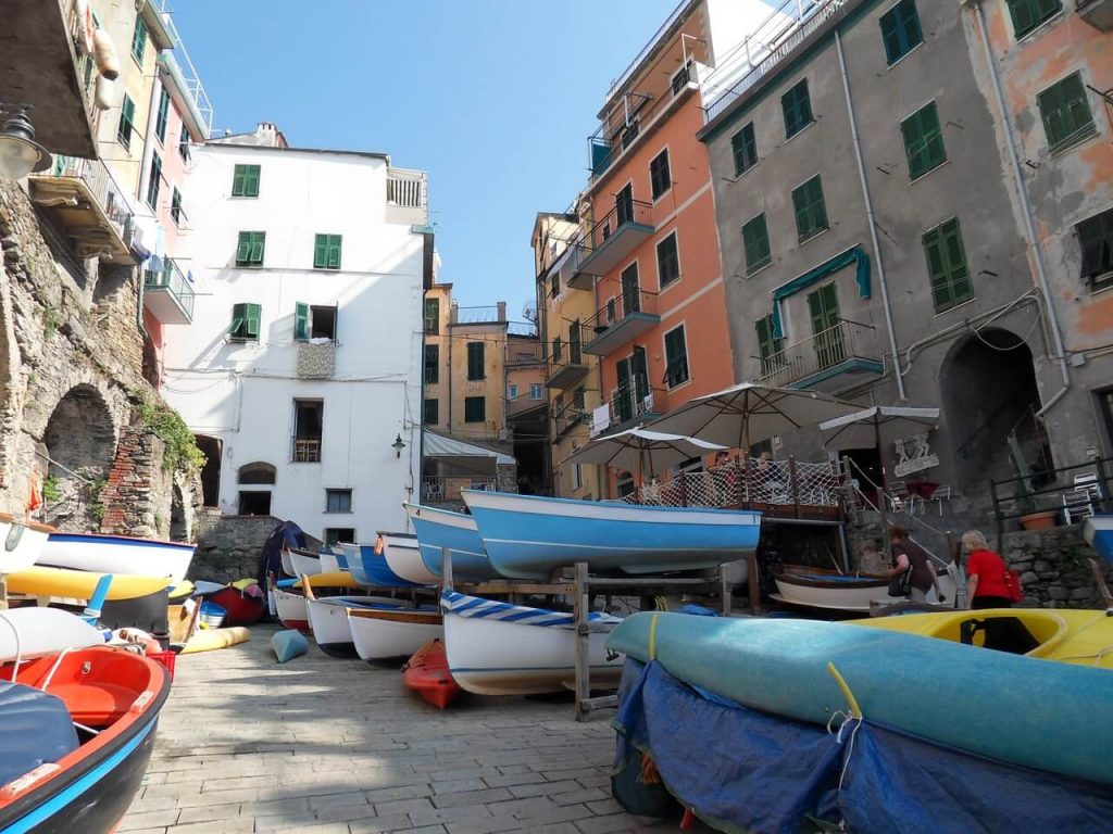Petit port dans les Cinque Terre