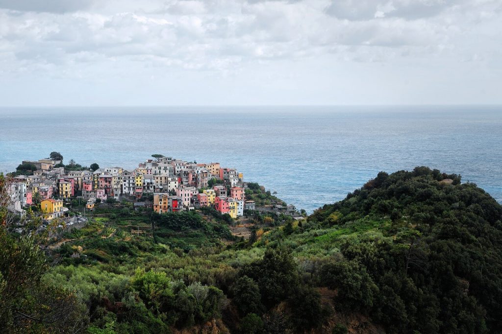 Vue de Corniglia dans les Cinque Terre