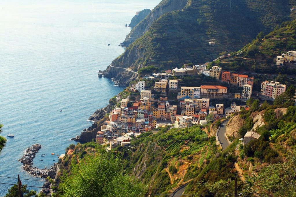 Vue sur le village de Manarola