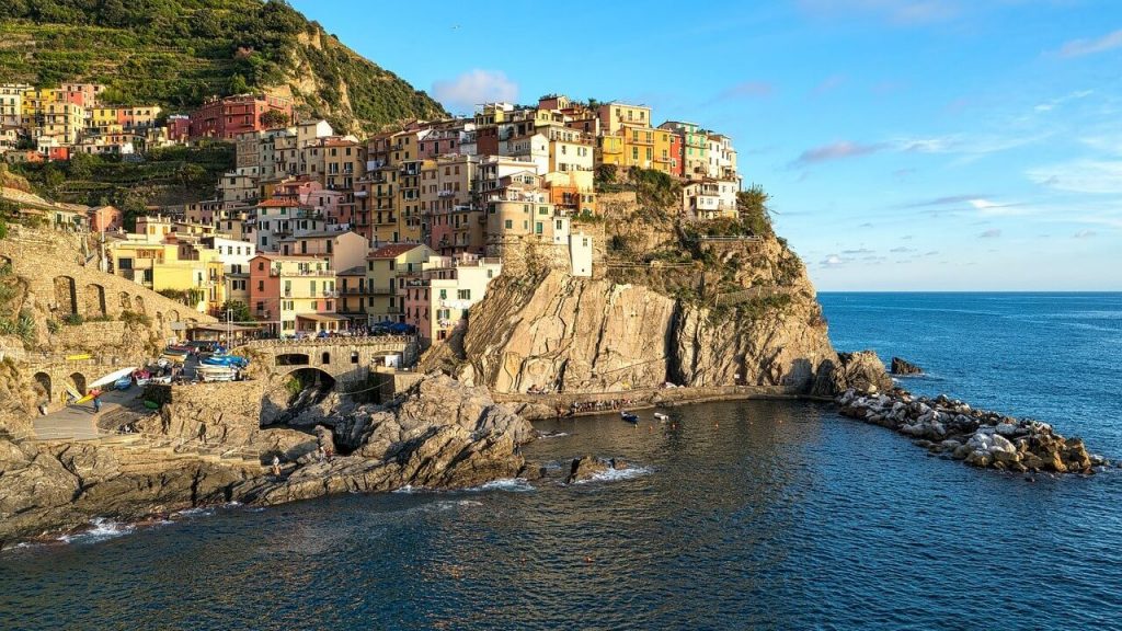 Manarola au coucher de soleil