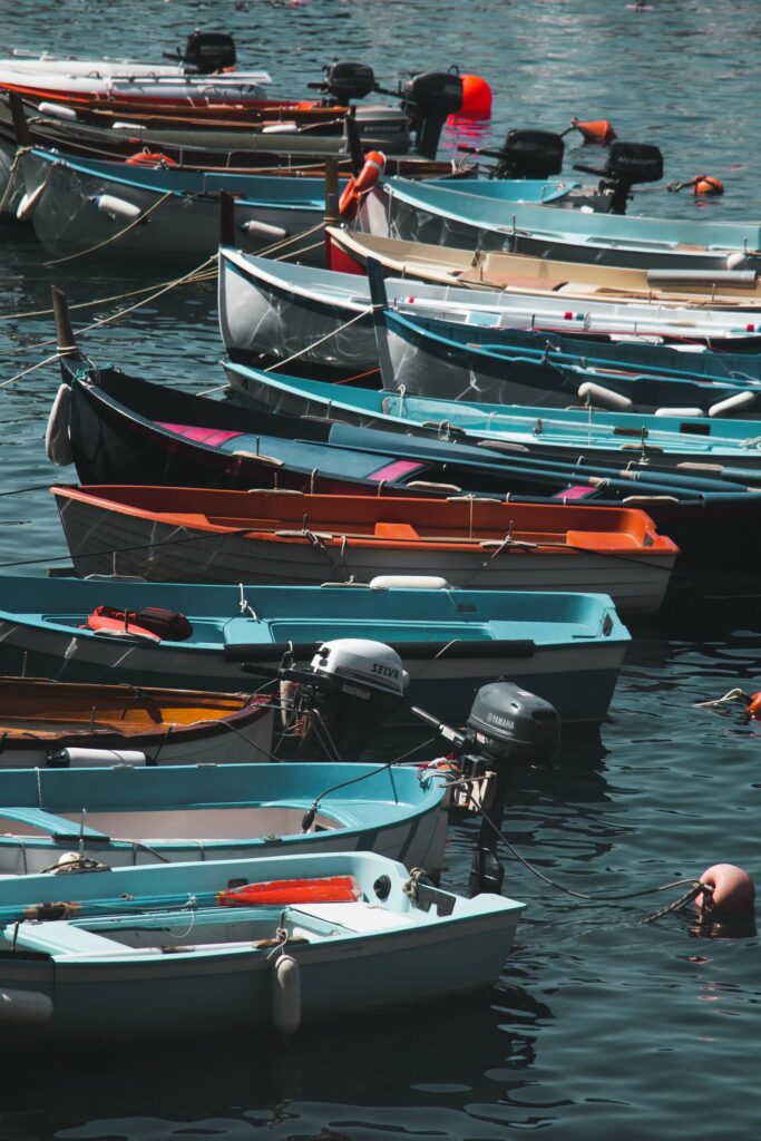 Bateau peche Cinque Terre