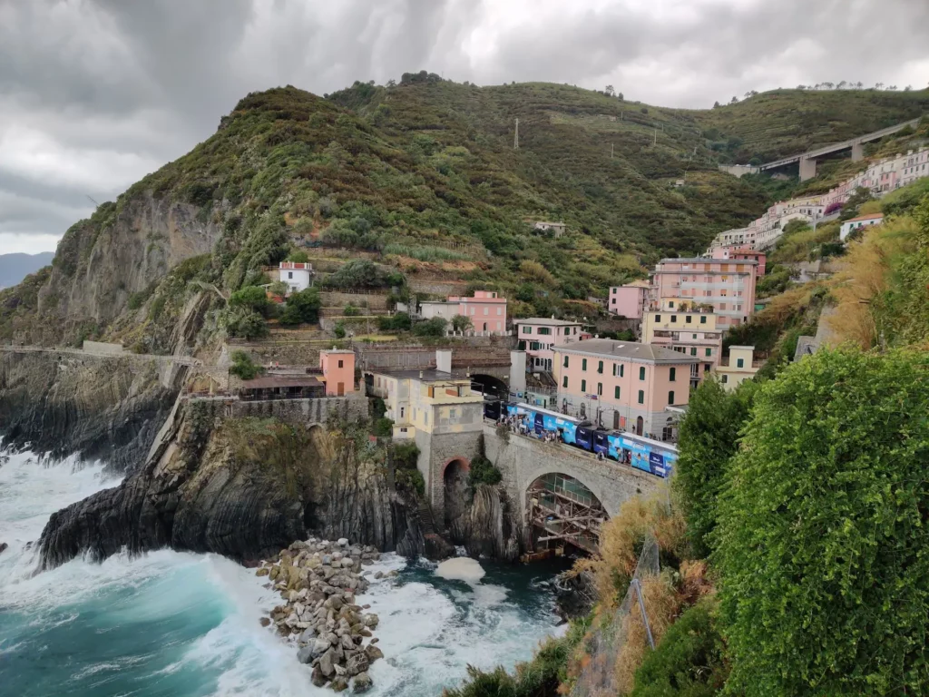 Arriver Train Cinque Terre