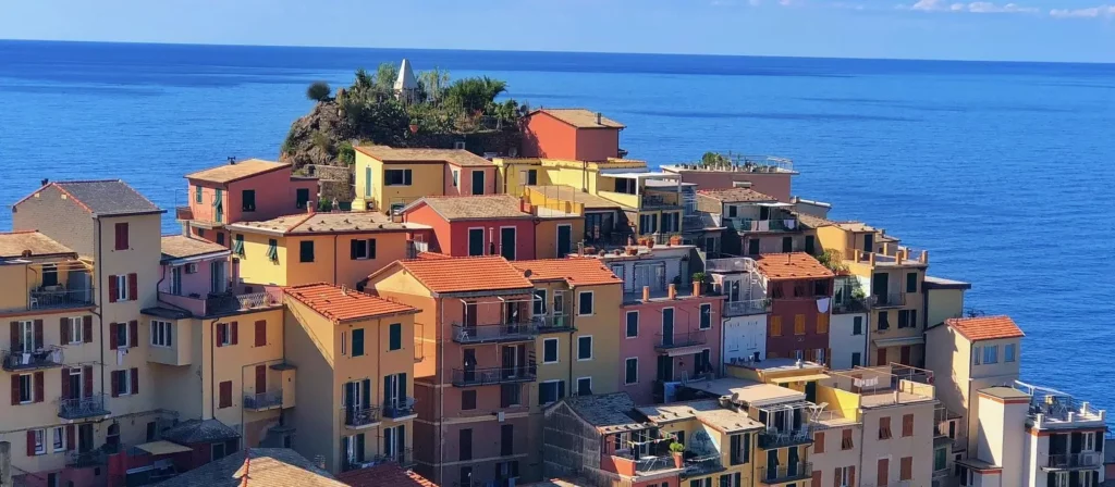 Vue Maisons Cinque Terre